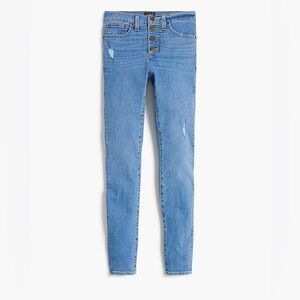 J.Crew 10" high-rise skinny jean in signature stretch size 25 NWT